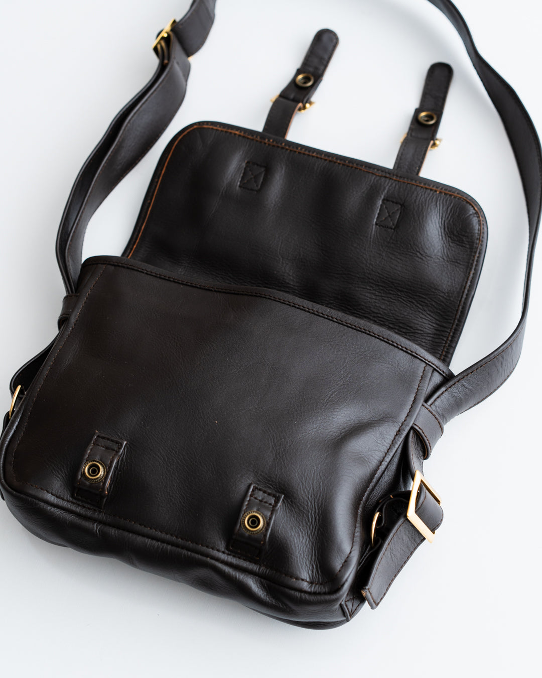 CCU FLAP SHOULDER BAG S - COW SKIN GLASS