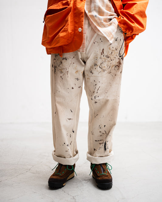 BOWWOW PAINTER'S PAINT STAINED PAINTER PANTS