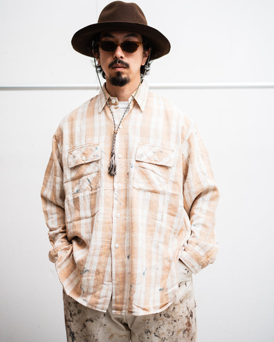 BOWWOW PAINTED PAINTER FLANNEL SHIRT