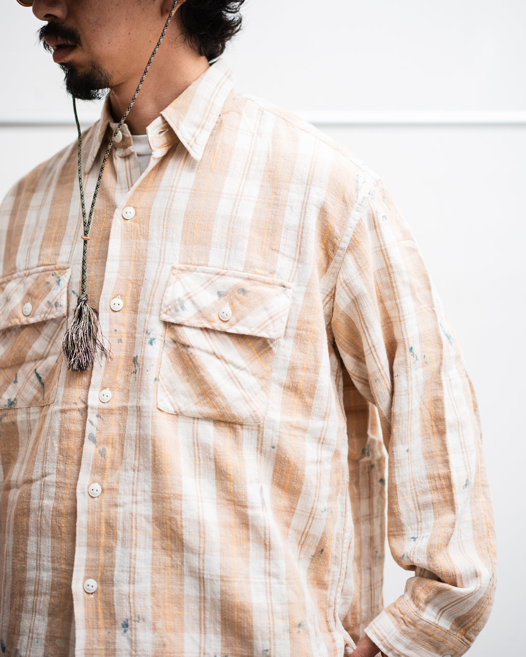 BOWWOW PAINTED PAINTER FLANNEL SHIRT