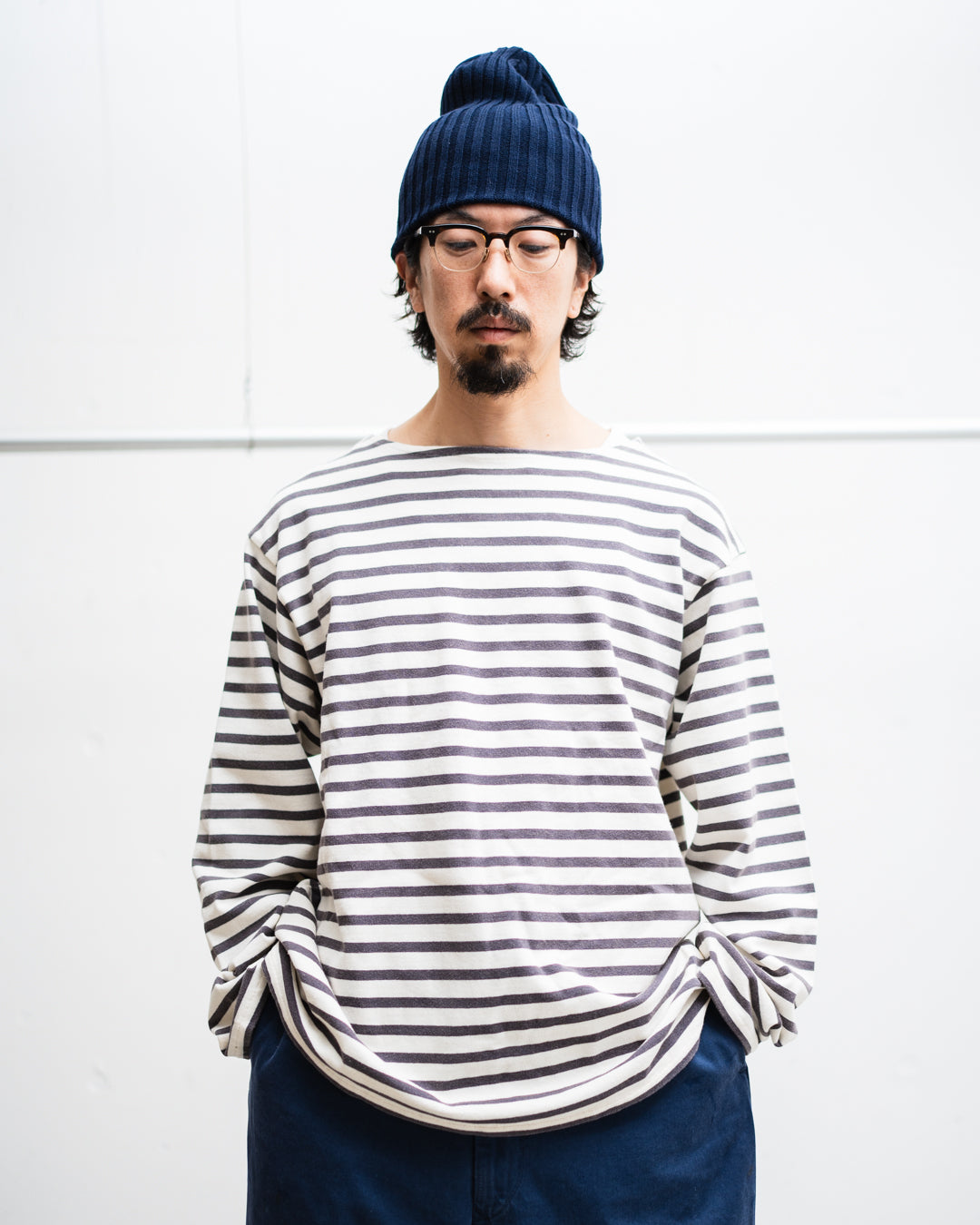 URU LONG SLEEVE BORDER TEE