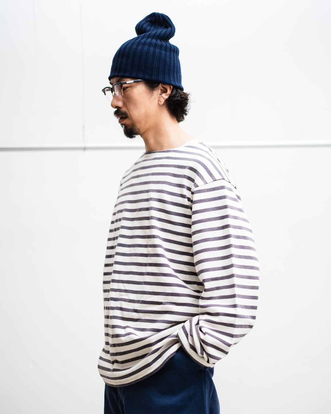 URU LONG SLEEVE BORDER TEE