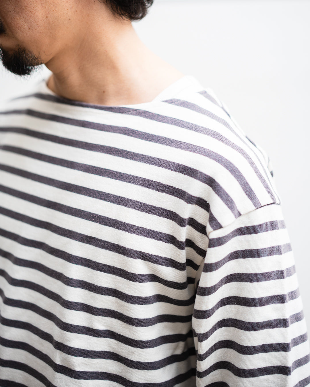 URU LONG SLEEVE BORDER TEE