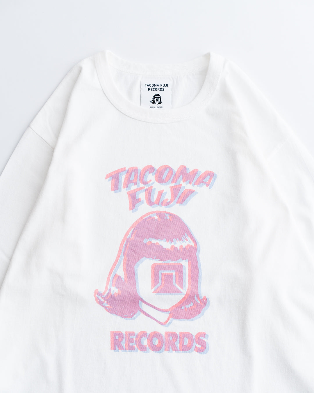 TACOMA FUJI RECORDS TACOMA FUJI RECORDS LOGO LS Tee designed by Tomoo Gokita