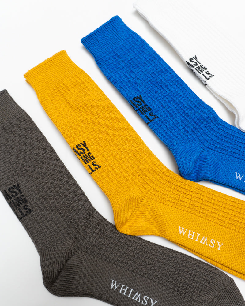WHIMSY WAFFLE SOCKS