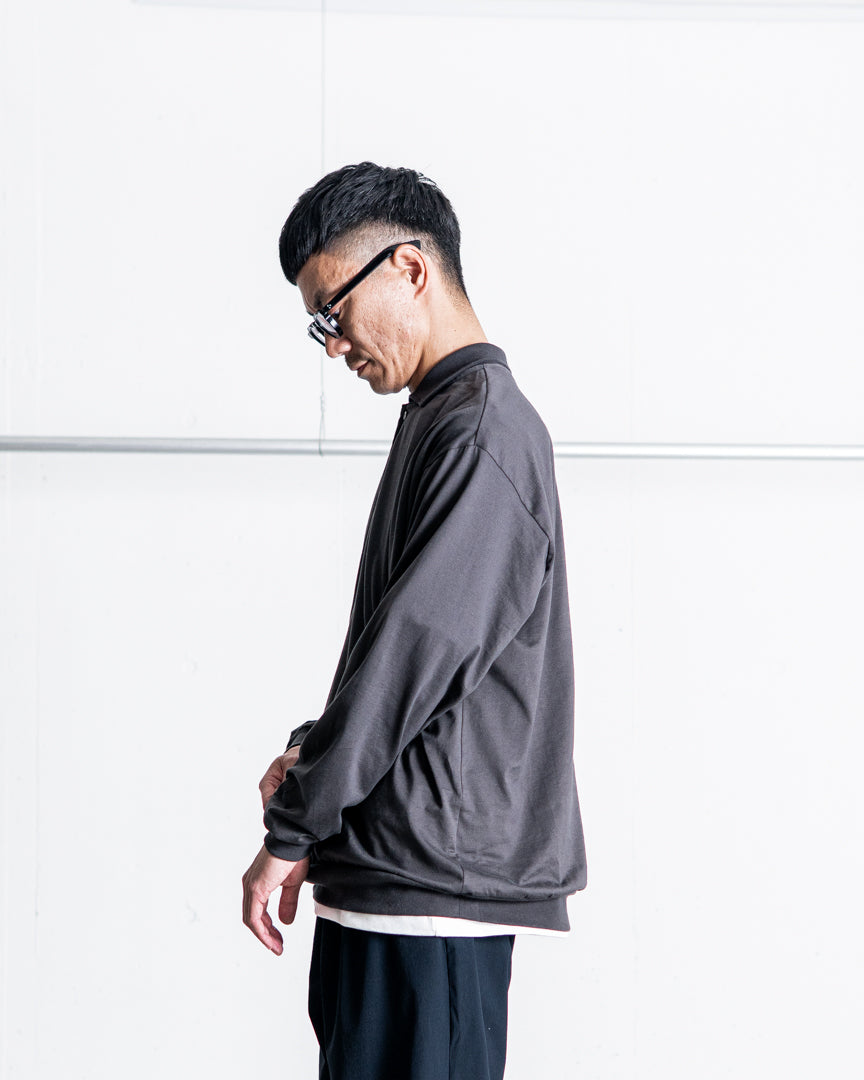 INTERIM HYPER BIG HIGH GAUGE SUVIN JERSEY LONG POLO SHIRT