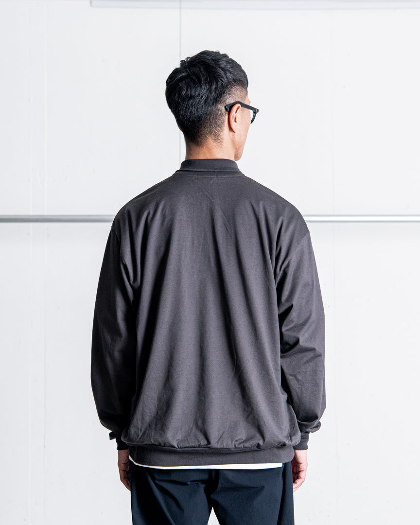 INTERIM HYPER BIG HIGH GAUGE SUVIN JERSEY LONG POLO SHIRT