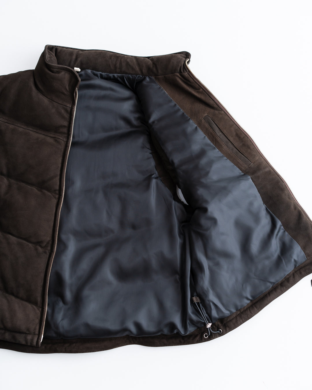 CCU PADDING VEST - COW NUBUCK
