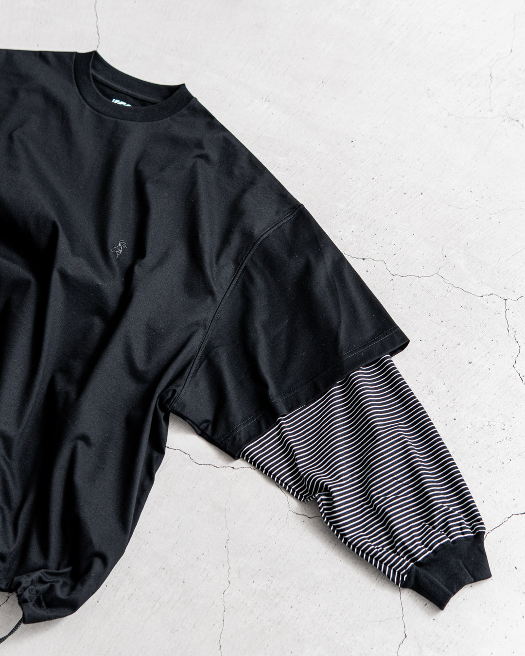 is-ness BALLOON LAYERED LONG SLEEVE T SHIRT