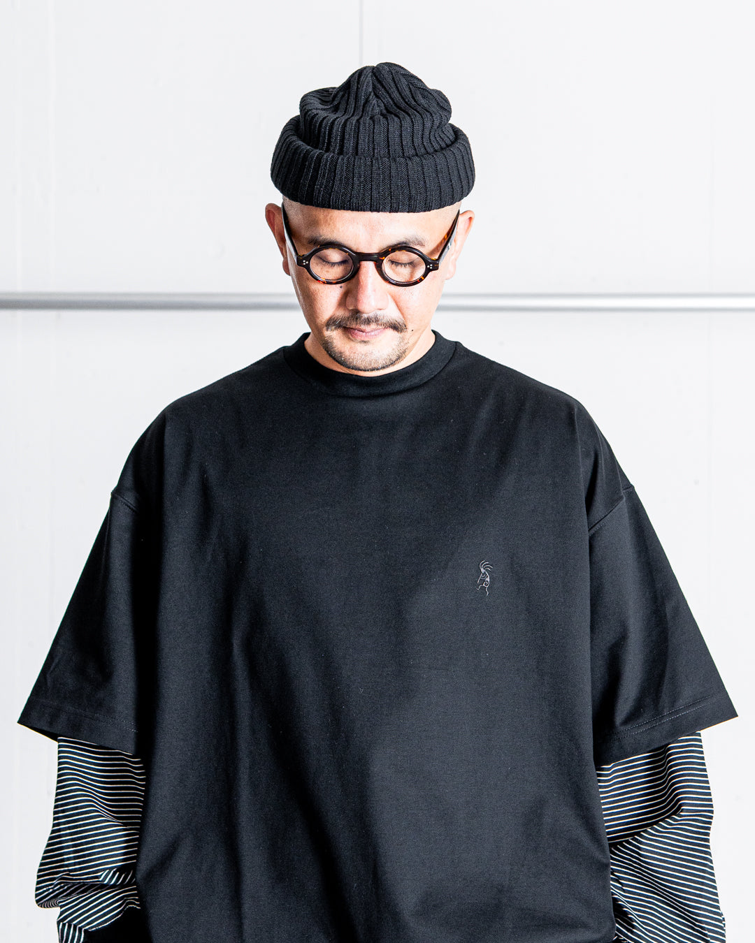 is-ness BALLOON LAYERED LONG SLEEVE T SHIRT