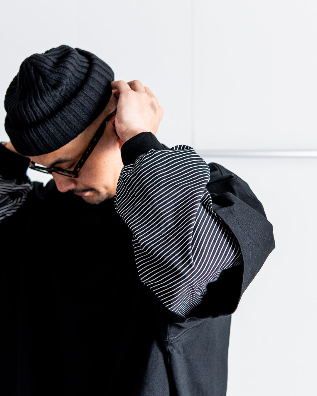 is-ness BALLOON LAYERED LONG SLEEVE T SHIRT