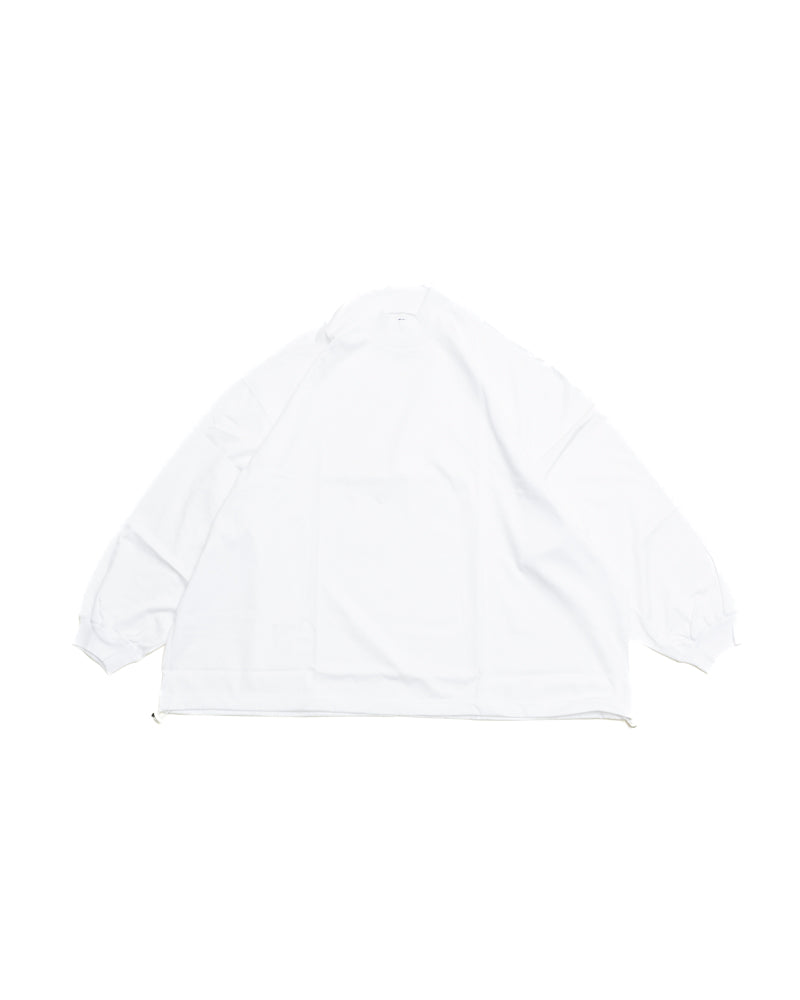 is-ness BALLOON MOCK LONG SLEEVE T SHIRT