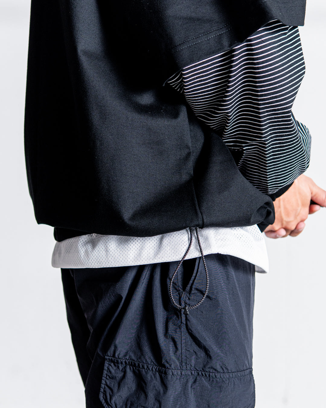 is-ness BALLOON LAYERED LONG SLEEVE T SHIRT