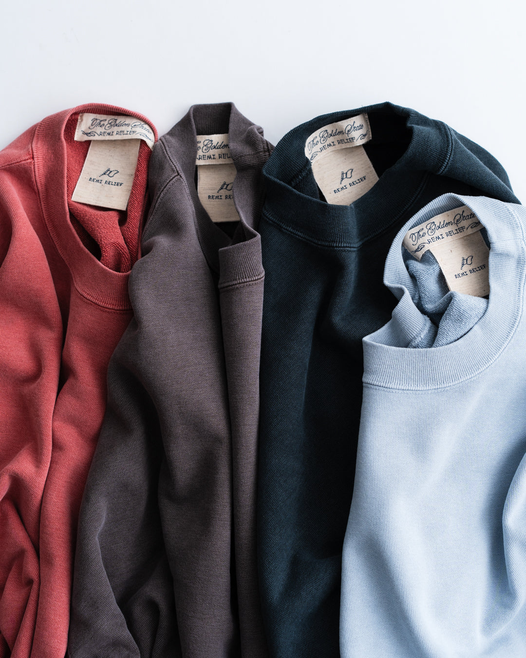 REMI RELIEF SP加工裏毛BIGサイズクルー