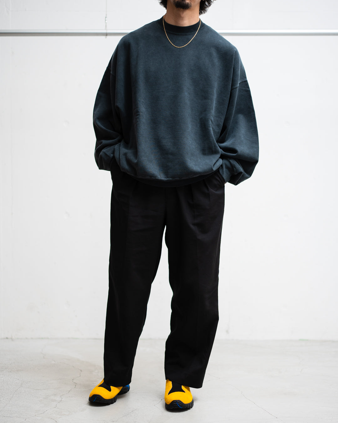 REMI RELIEF SP加工裏毛BIGサイズクルー