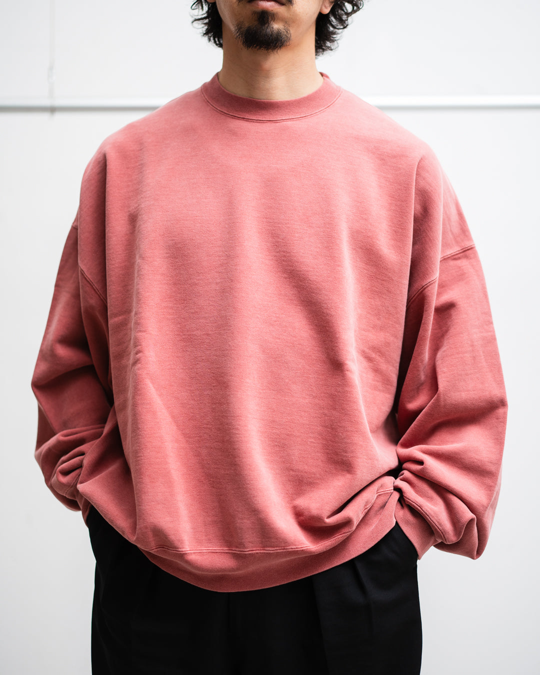 REMI RELIEF SP加工裏毛BIGサイズクルー