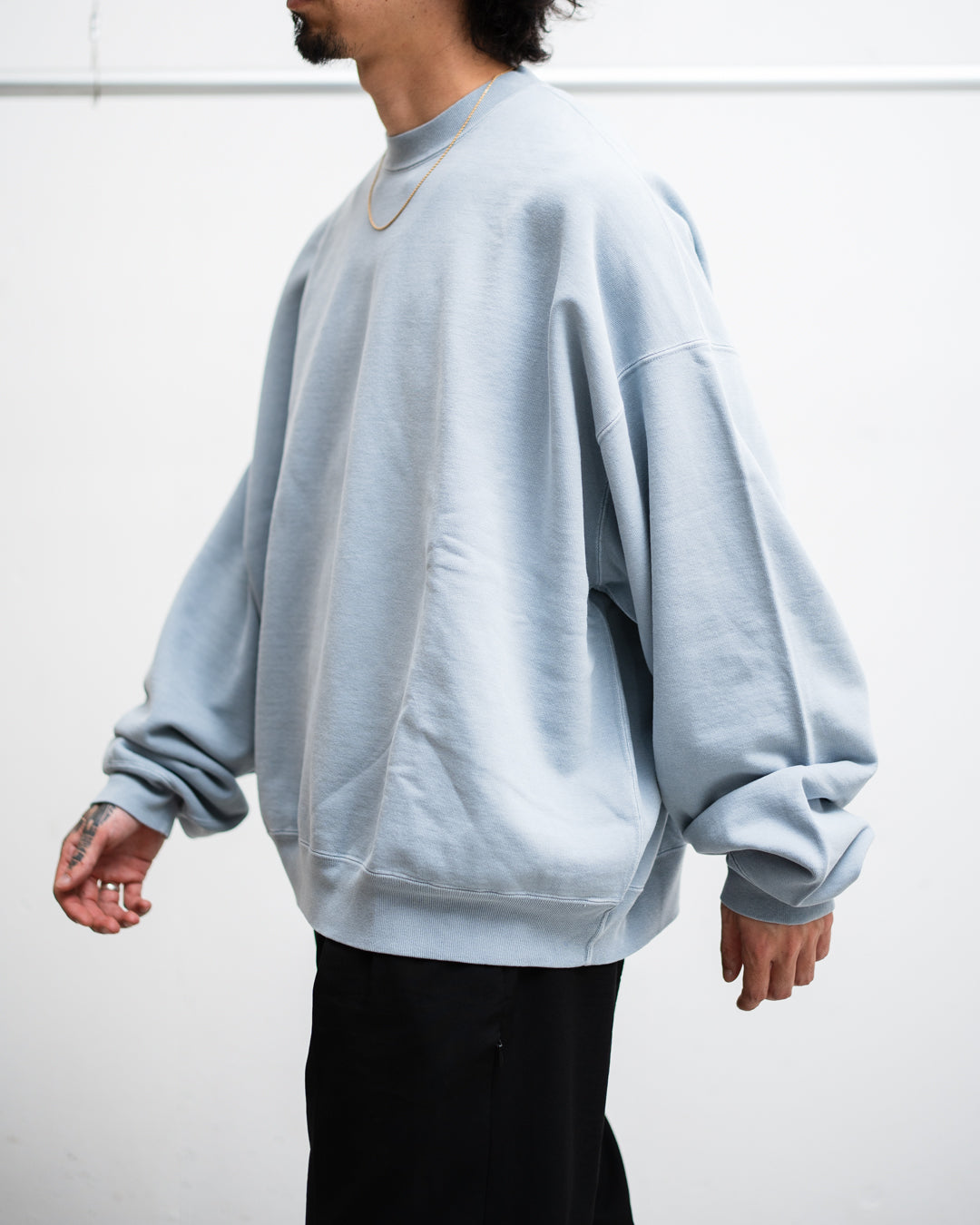 REMI RELIEF SP加工裏毛BIGサイズクルー