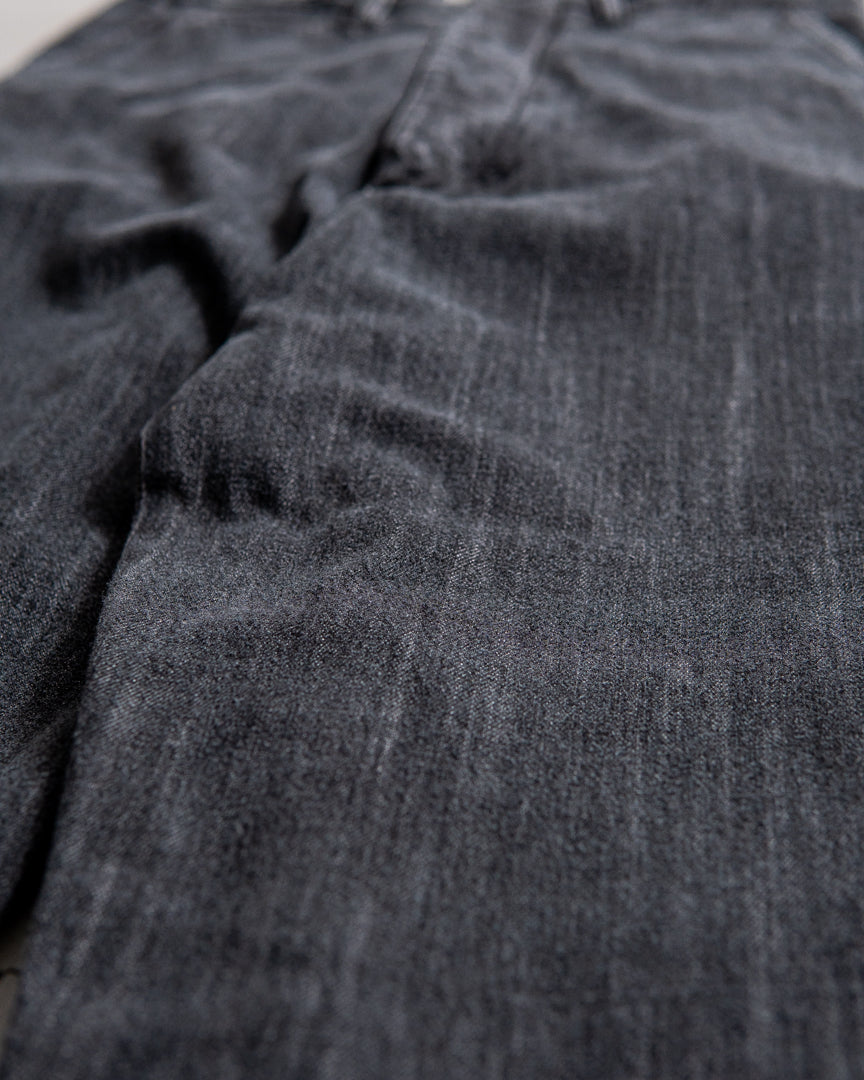 INTERIM VINTAGE FADE LIGHT DENIM MIL BAGGY TROUSER