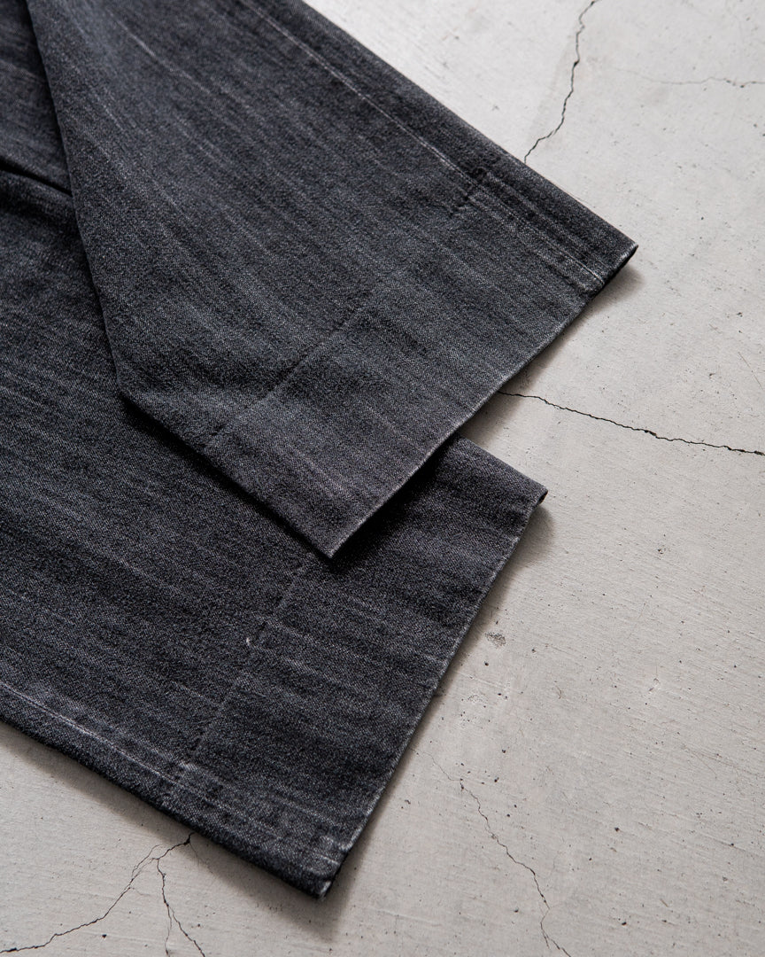 INTERIM VINTAGE FADE LIGHT DENIM MIL BAGGY TROUSER