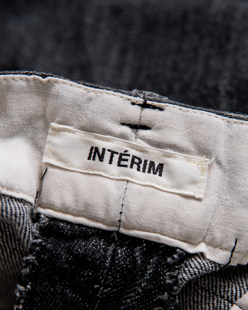 INTERIM VINTAGE FADE LIGHT DENIM MIL BAGGY TROUSER