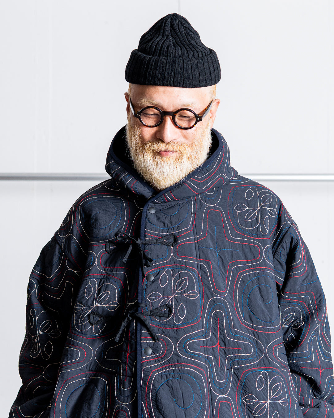 norbit Ainu quilted hood jacket