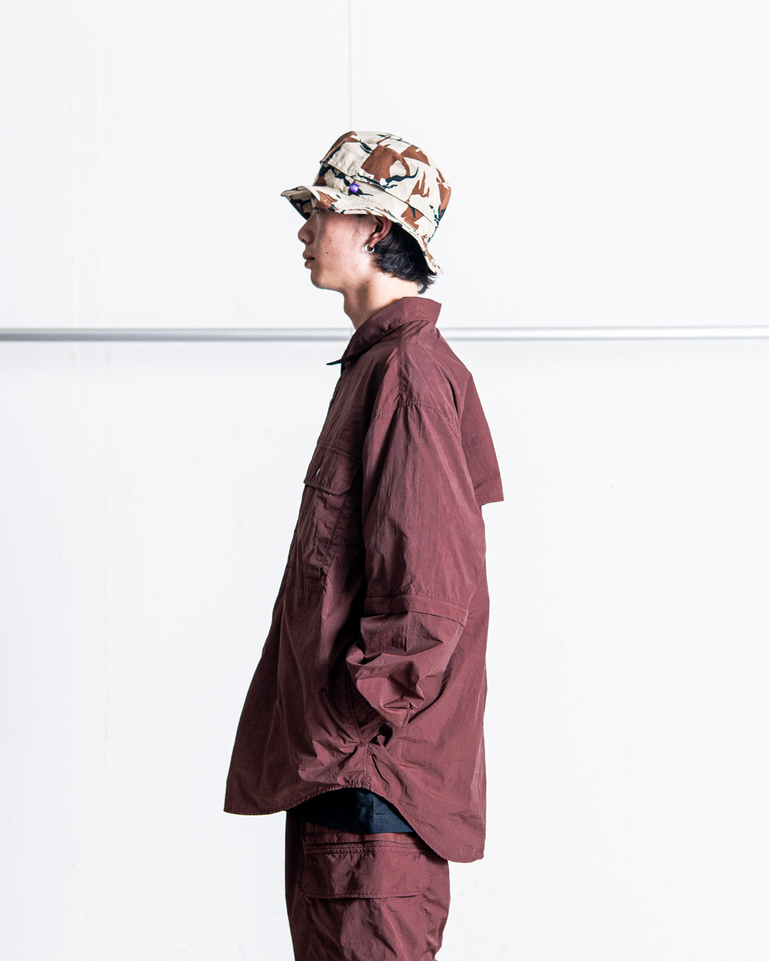 【2WAY ITEM】snow peak Garment Dyed Convertible Shirt