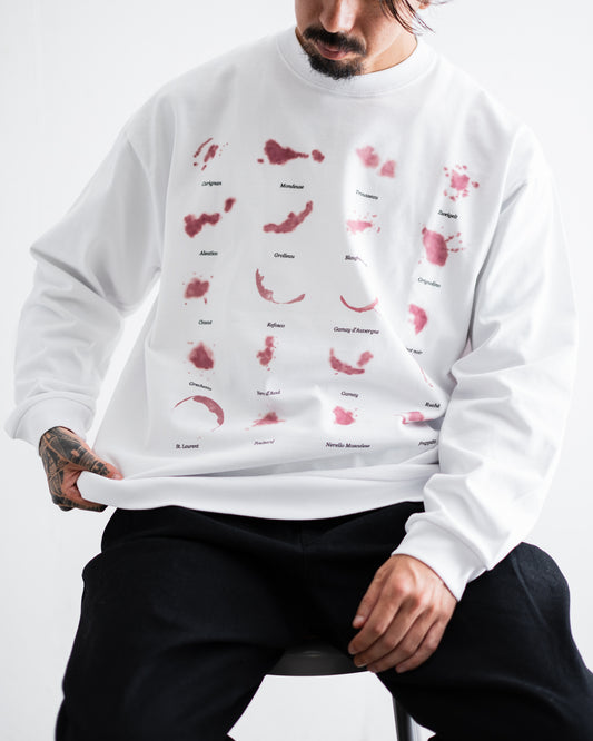 Somewhere in Tokyo Wine Stain Sweatshirt Tee Designed by SiT