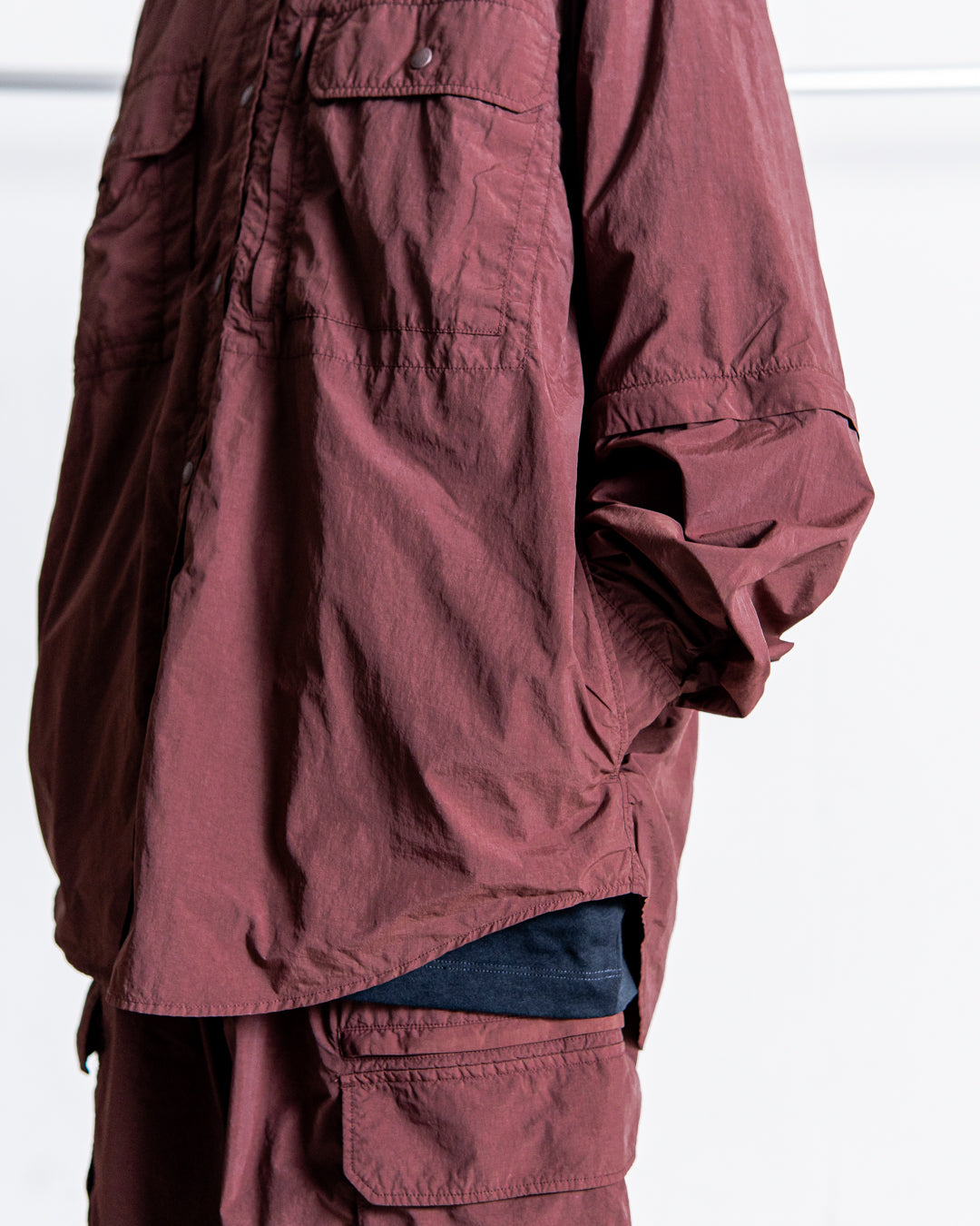 【2WAY ITEM】snow peak Garment Dyed Convertible Shirt