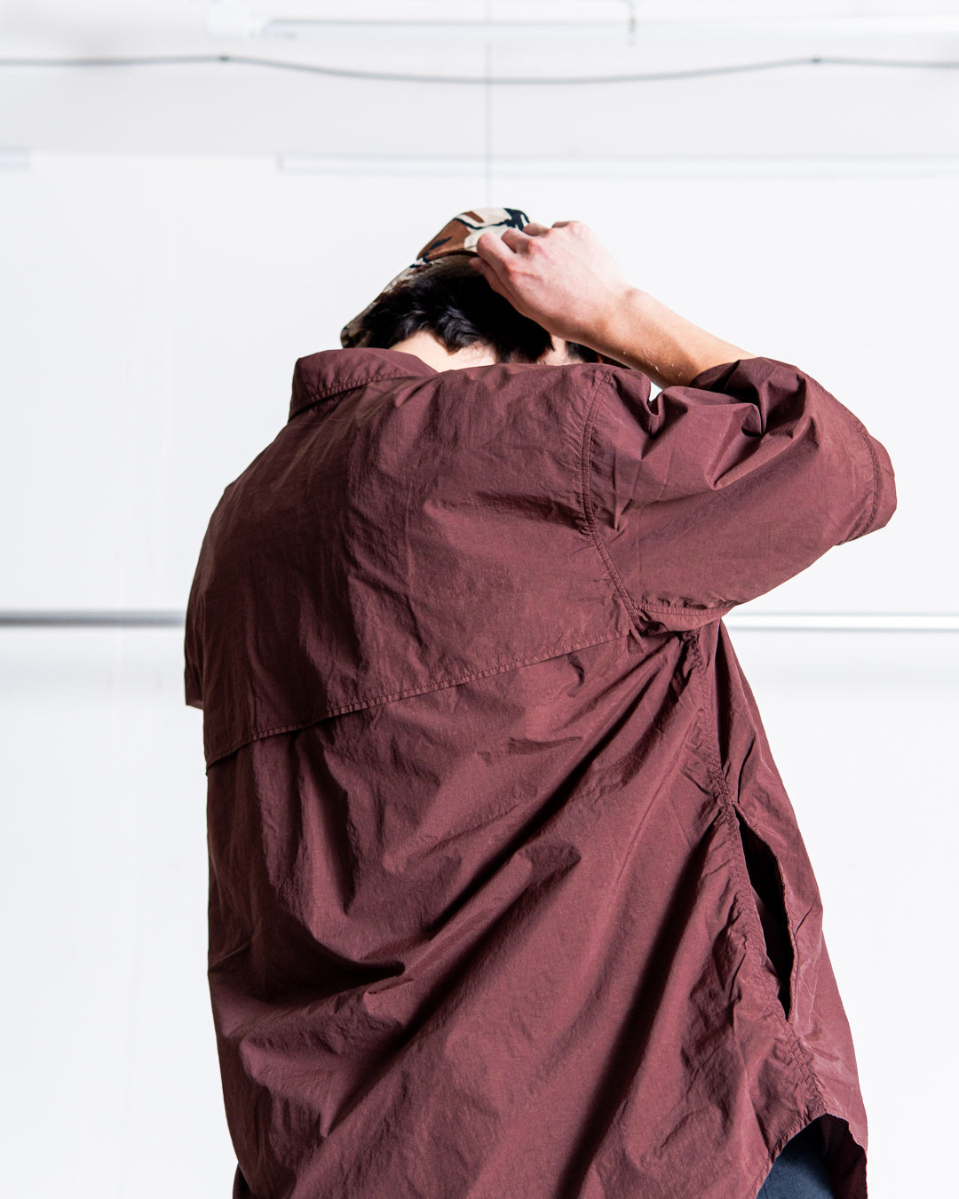 【2WAY ITEM】snow peak Garment Dyed Convertible Shirt
