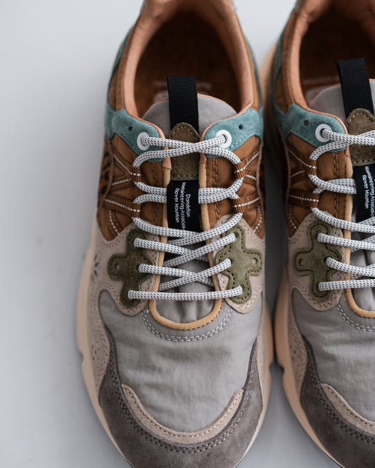 Flower MOUNTAIN YAMANO3 - GRAY/STONE/LEOPARD (FM63888)