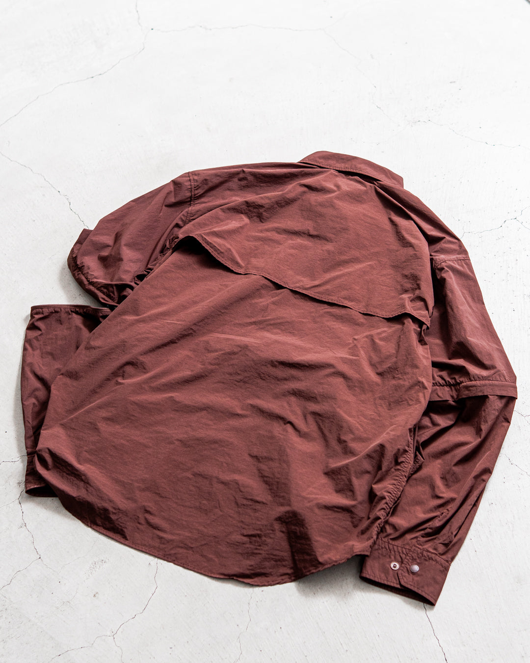 【2WAY ITEM】snow peak Garment Dyed Convertible Shirt