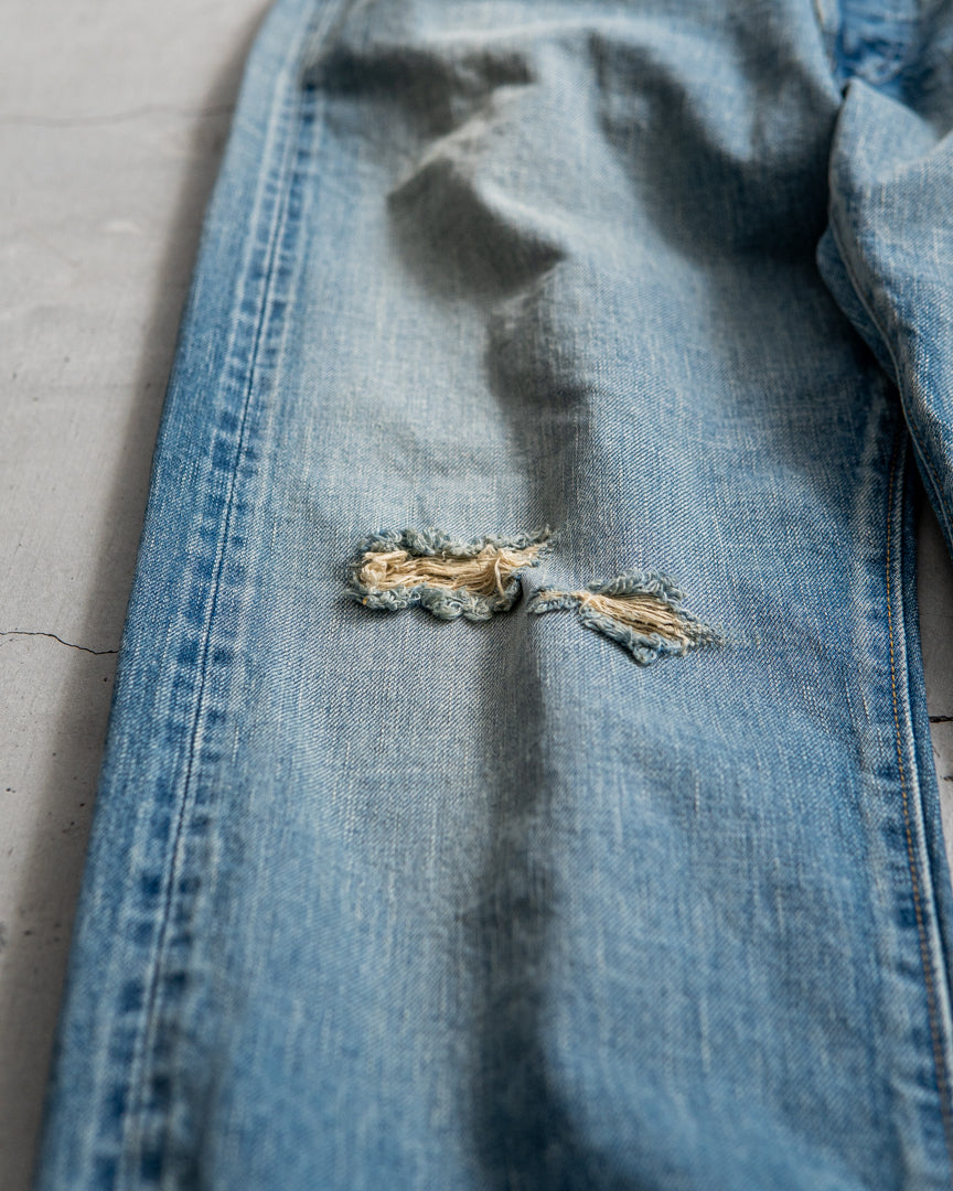 INTERIM VINTAGE WASHED "1953XX GRUNGE" SHUTTLE DENIM TROUSERS
