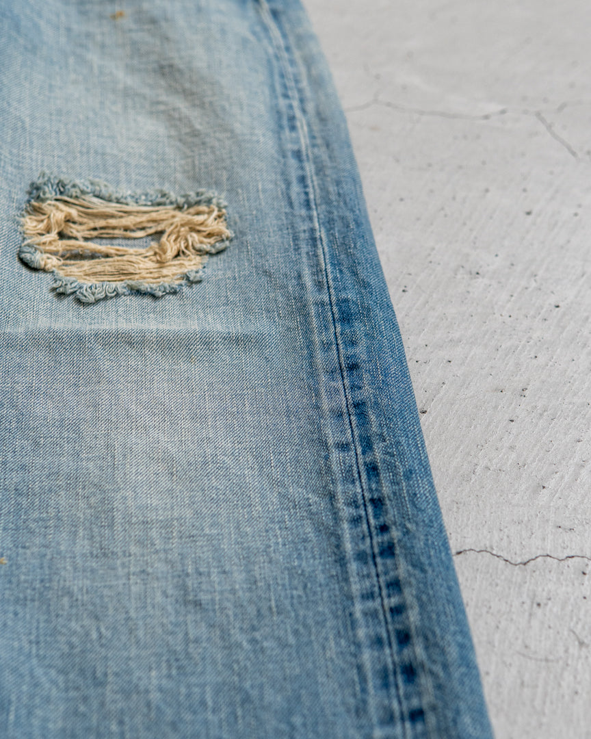 INTERIM VINTAGE WASHED "1953XX GRUNGE" SHUTTLE DENIM TROUSERS