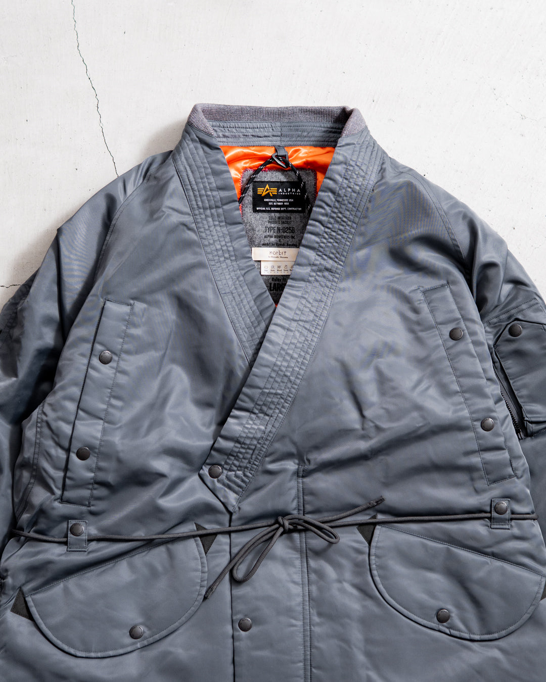 【Collaboration】norbit × Alpha industries N3B Samue Jacket