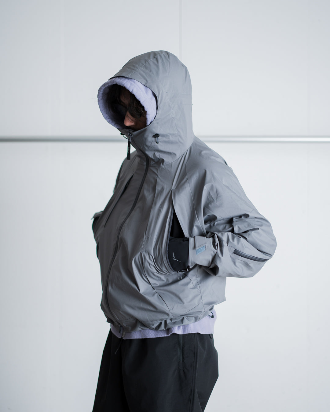 refomed "KINCHAKU" ZIPUP HOODIE
