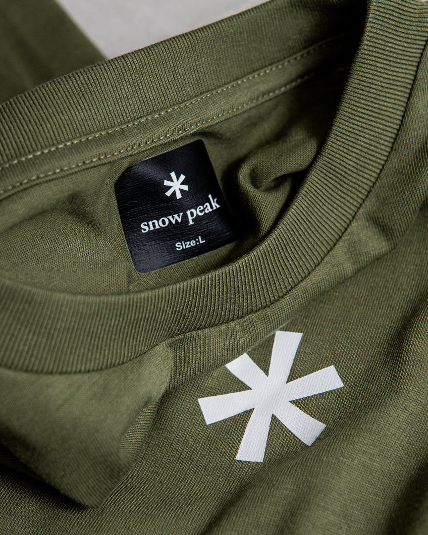 snow peak SP Back Printed Logo T shirt