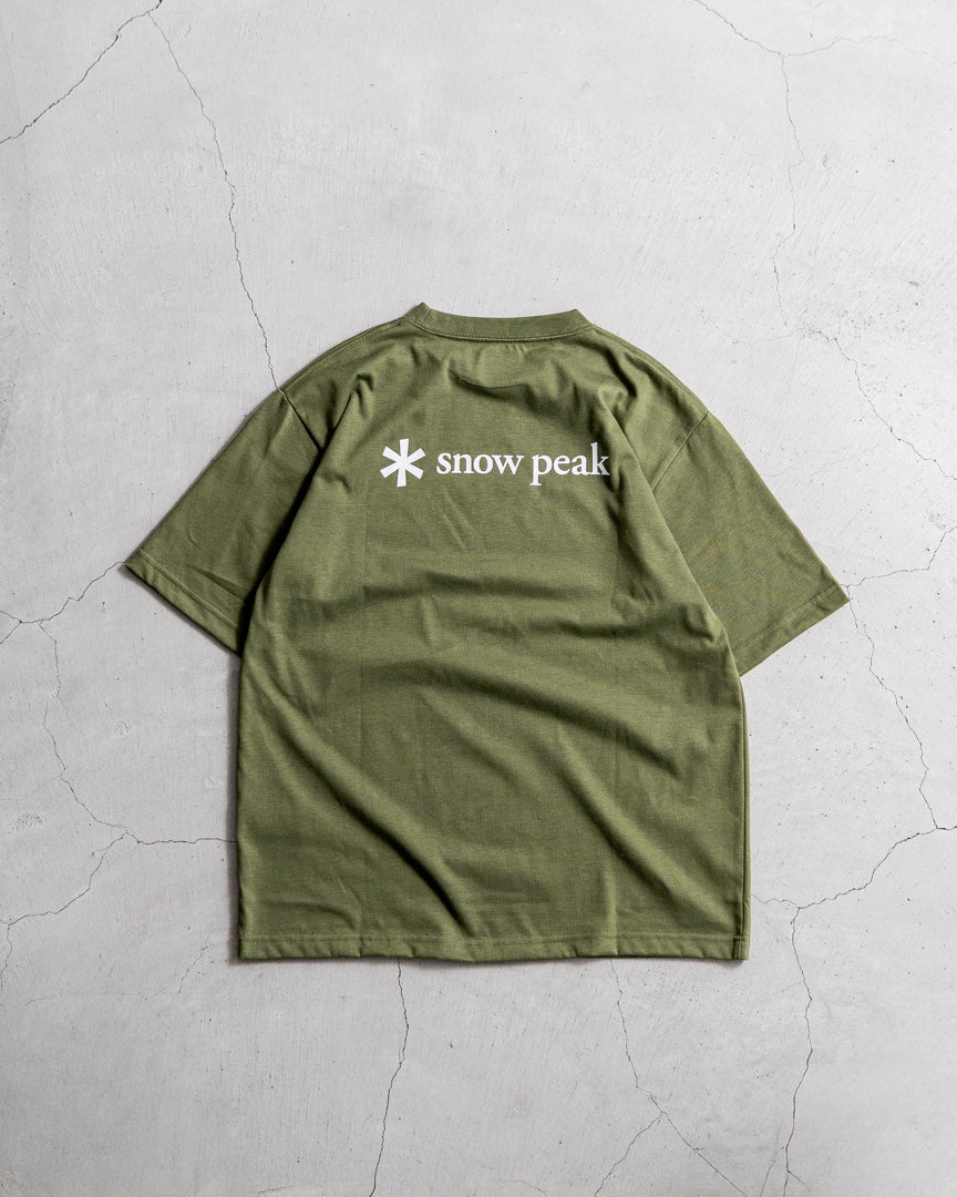 snow peak SP Back Printed Logo T shirt