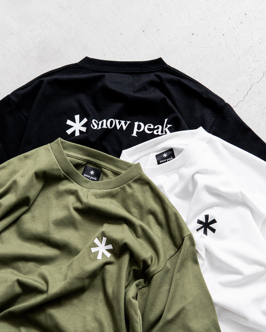 snow peak SP Back Printed Logo T shirt