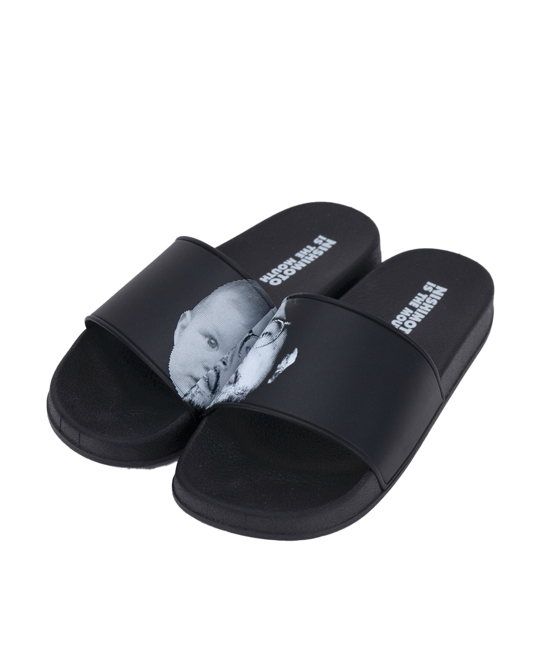 NISHIMOTO IS THE MOUTH 2 FACE SHOWER SANDALS