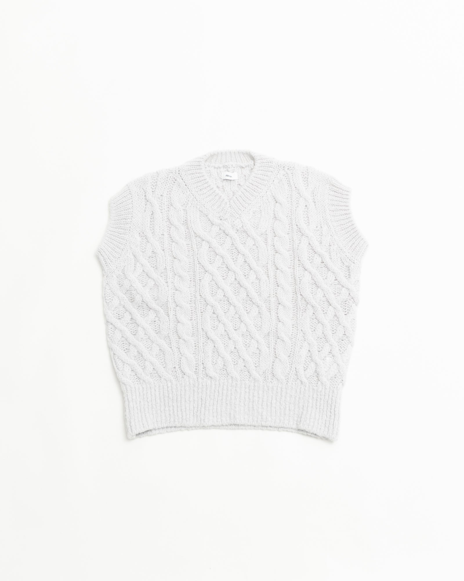 通販] Allege(アレッジ) Mohair Cable Knit Vest 商品ページ – fazeone