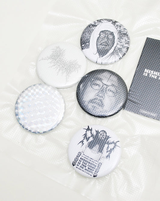 NISHIMOTO IS THE MOUTH METAL BADGE 5P SET