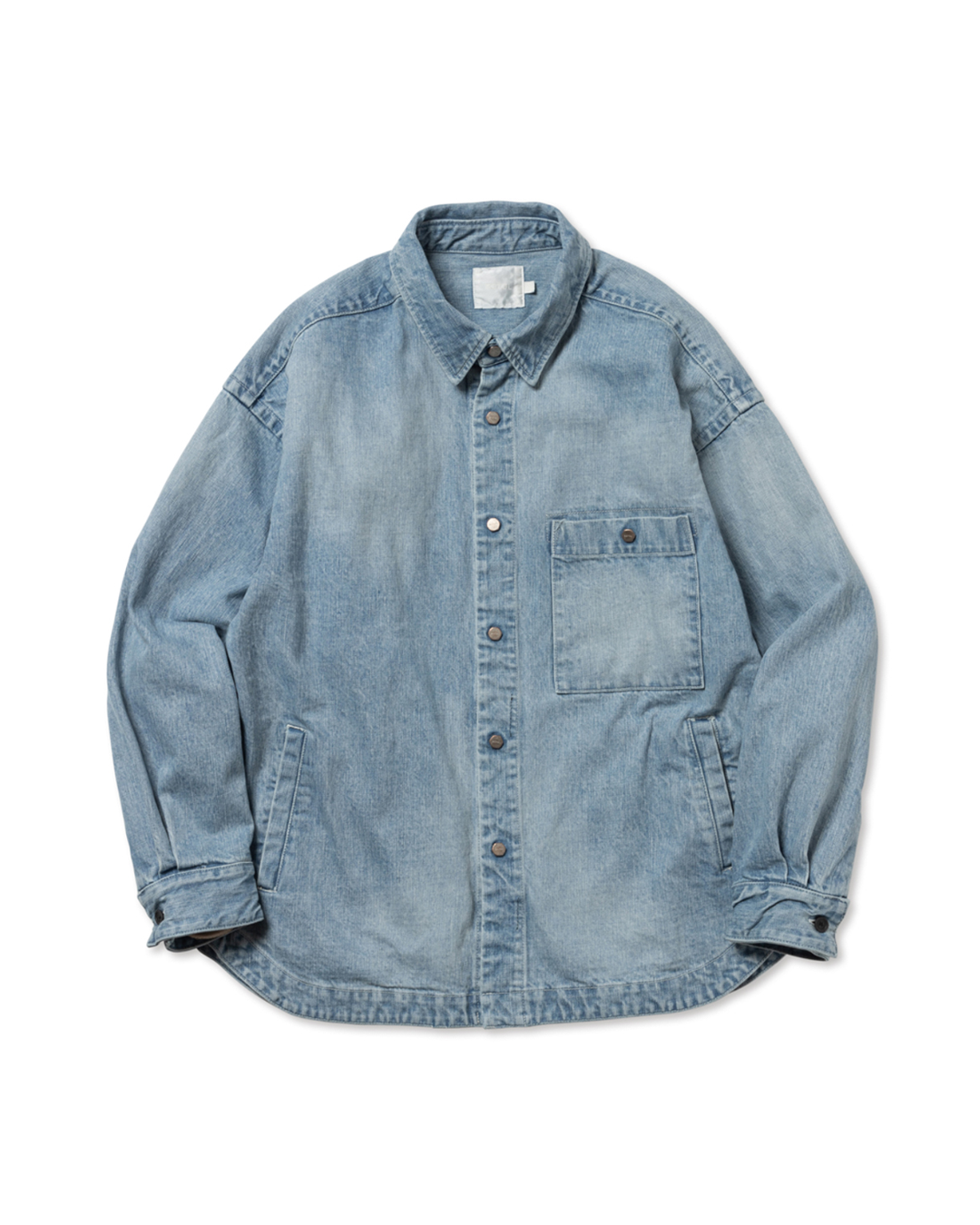 [9.21 sat 12:00 Release] ROTOL SNAP BUTTON DENIM SHIRT DAMAGE