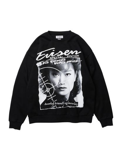 BIAS DOGS × Evisen Skateboards BLOW THE NIGHT! CREW SWEAT