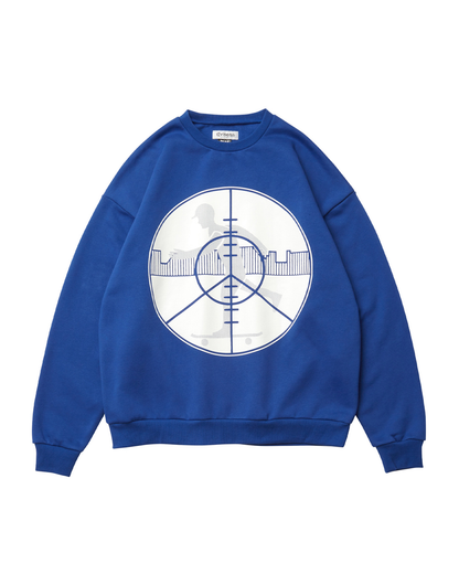 BIAS DOGS × Evisen Skateboards AIM CREW SWEAT