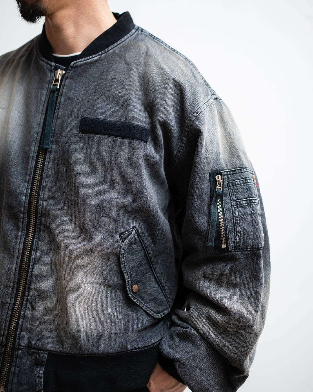 ANACHRONORM AGING DUAL DENIM MA-1