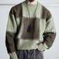 Children of the discordance  RE Patchwork Cable Knit Pullover