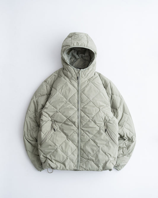 [9.17 thu 0:00 Release] Hiking Patrol BASE GRID LT DOWN HOODED JACKET