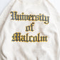 BOWWOW UNIV. MACLAREN LETTERING SWEATSHIRT AGED