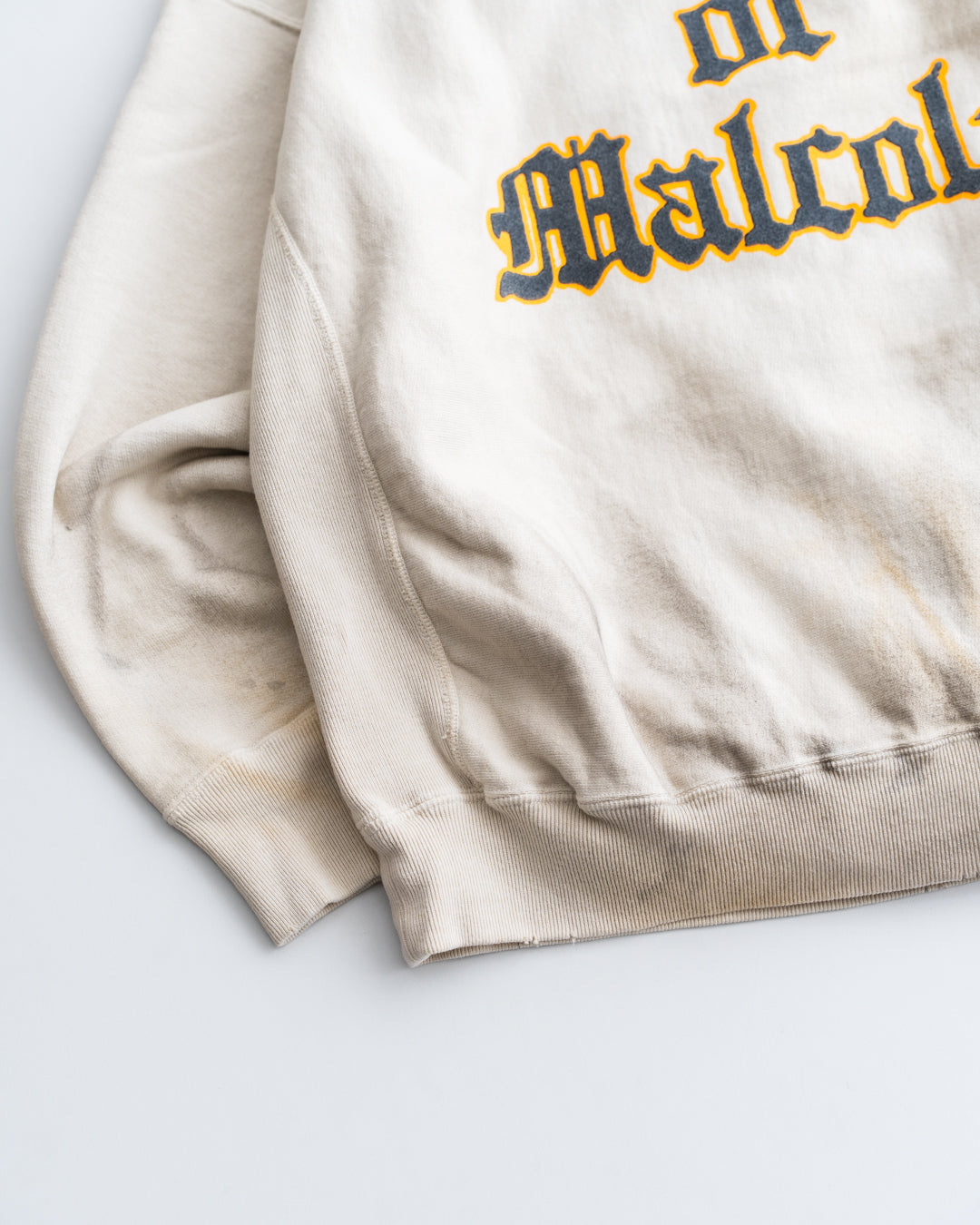 通販] BOWWOW(バウワウ) UNIV. MACLAREN LETTERING SWEATSHIRT AGED
