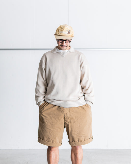 ［POINT × 10］ refomed  OLD MAN KNIT POLO